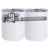 10 oz. White Stainless Steel Short Tumbler Thumbnail