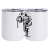 10 oz. White Stainless Steel Short Tumbler Thumbnail