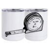10 oz. White Stainless Steel Short Tumbler Thumbnail
