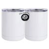 10 oz. White Stainless Steel Short Tumbler Thumbnail