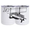 10 oz. White Stainless Steel Short Tumbler Thumbnail