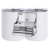 10 oz. White Stainless Steel Short Tumbler Thumbnail