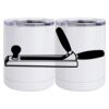 10 oz. White Stainless Steel Short Tumbler Thumbnail