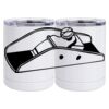 10 oz. White Stainless Steel Short Tumbler Thumbnail