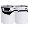 10 oz. White Stainless Steel Short Tumbler Thumbnail
