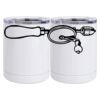 10 oz. White Stainless Steel Short Tumbler Thumbnail