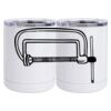 10 oz. White Stainless Steel Short Tumbler Thumbnail