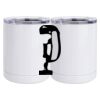 10 oz. White Stainless Steel Short Tumbler Thumbnail