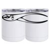 10 oz. White Stainless Steel Short Tumbler Thumbnail