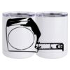 10 oz. White Stainless Steel Short Tumbler Thumbnail
