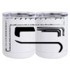 10 oz. White Stainless Steel Short Tumbler Thumbnail