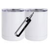 10 oz. White Stainless Steel Short Tumbler Thumbnail