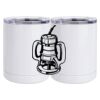 10 oz. White Stainless Steel Short Tumbler Thumbnail