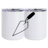 10 oz. White Stainless Steel Short Tumbler Thumbnail