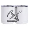 10 oz. White Stainless Steel Short Tumbler Thumbnail