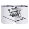 10 oz. White Stainless Steel Short Tumbler Thumbnail