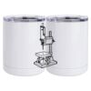 10 oz. White Stainless Steel Short Tumbler Thumbnail
