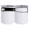 10 oz. White Stainless Steel Short Tumbler Thumbnail