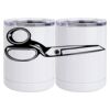 10 oz. White Stainless Steel Short Tumbler Thumbnail