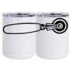 10 oz. White Stainless Steel Short Tumbler Thumbnail