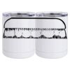 10 oz. White Stainless Steel Short Tumbler Thumbnail