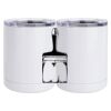 10 oz. White Stainless Steel Short Tumbler Thumbnail