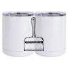 10 oz. White Stainless Steel Short Tumbler Thumbnail