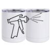10 oz. White Stainless Steel Short Tumbler Thumbnail