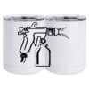10 oz. White Stainless Steel Short Tumbler Thumbnail