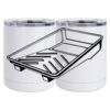 10 oz. White Stainless Steel Short Tumbler Thumbnail