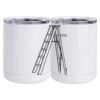 10 oz. White Stainless Steel Short Tumbler Thumbnail