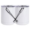 10 oz. White Stainless Steel Short Tumbler Thumbnail