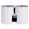 10 oz. White Stainless Steel Short Tumbler Thumbnail