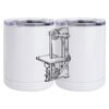 10 oz. White Stainless Steel Short Tumbler Thumbnail