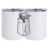 10 oz. White Stainless Steel Short Tumbler Thumbnail