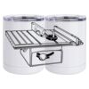10 oz. White Stainless Steel Short Tumbler Thumbnail