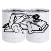 10 oz. White Stainless Steel Short Tumbler Thumbnail