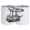 10 oz. White Stainless Steel Short Tumbler Thumbnail