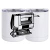 10 oz. White Stainless Steel Short Tumbler Thumbnail
