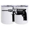 10 oz. White Stainless Steel Short Tumbler Thumbnail