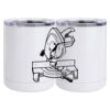 10 oz. White Stainless Steel Short Tumbler Thumbnail
