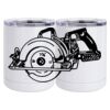 10 oz. White Stainless Steel Short Tumbler Thumbnail