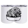 10 oz. White Stainless Steel Short Tumbler Thumbnail