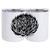 10 oz. White Stainless Steel Short Tumbler Thumbnail