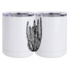 10 oz. White Stainless Steel Short Tumbler Thumbnail
