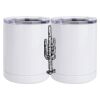 10 oz. White Stainless Steel Short Tumbler Thumbnail