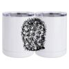 10 oz. White Stainless Steel Short Tumbler Thumbnail