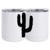 10 oz. White Stainless Steel Short Tumbler Thumbnail