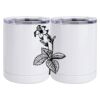 10 oz. White Stainless Steel Short Tumbler Thumbnail
