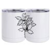 10 oz. White Stainless Steel Short Tumbler Thumbnail